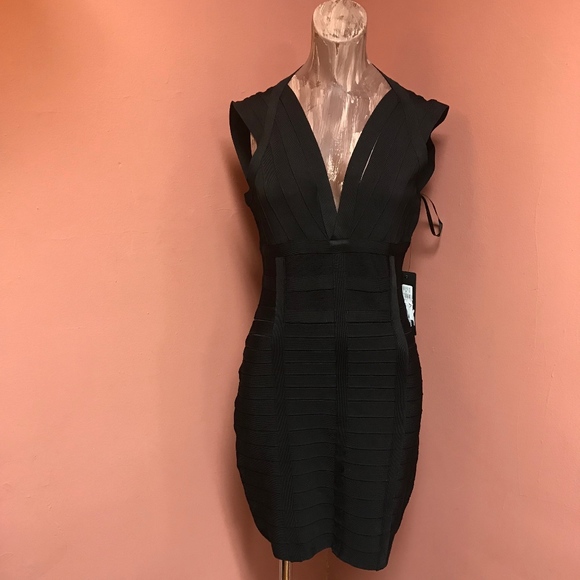 Cutout Open Back Bandage Cap Sleeve Dress - Picture 7 of 8